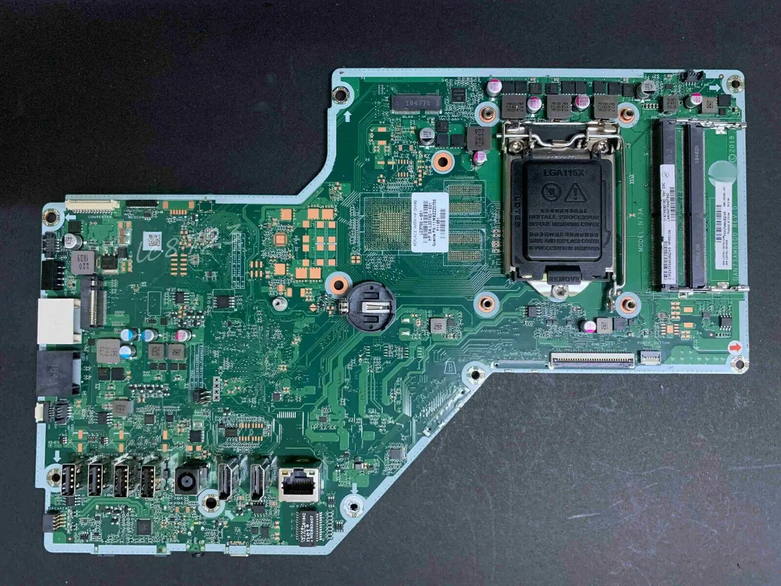 

Новинка для HP 24-R 27-R R114 материнская плата L03790-001 DAN73AMB6D0 Intel LGA1151 8 протестирован ОК