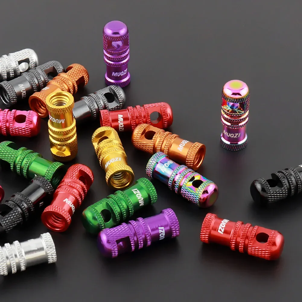 1Pc Aluminum Alloy Bicycle Tire FV Valve Cap MTB Road Bike Covered Protector Road MTB Tyre Dustproof Bike Presta Valve