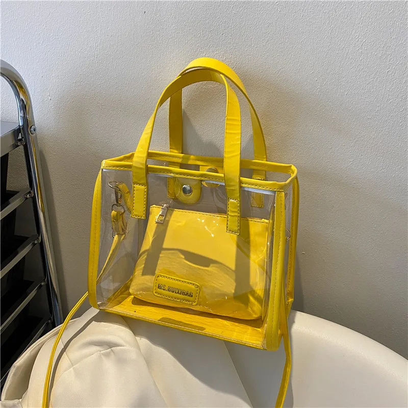 This Year Fashion Large-capacity Shoulder Bag Transparent Jelly Shoulder Bag New Autumn Fashion Shoulder Bag