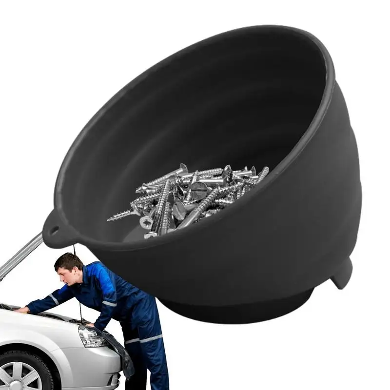 

Nut And Bolt Organizer Heavy Duty 6-Inch Magnetic Tray Portable Screw Tray Storage Organizer ABS Magnetic Bowl For Magnetic