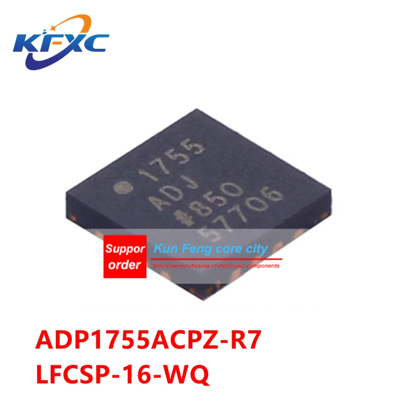 

ADP1755ACPZ LFCSP-16 Original and authentic ADP1755ACPZ-R7 Linear voltage regulator chip