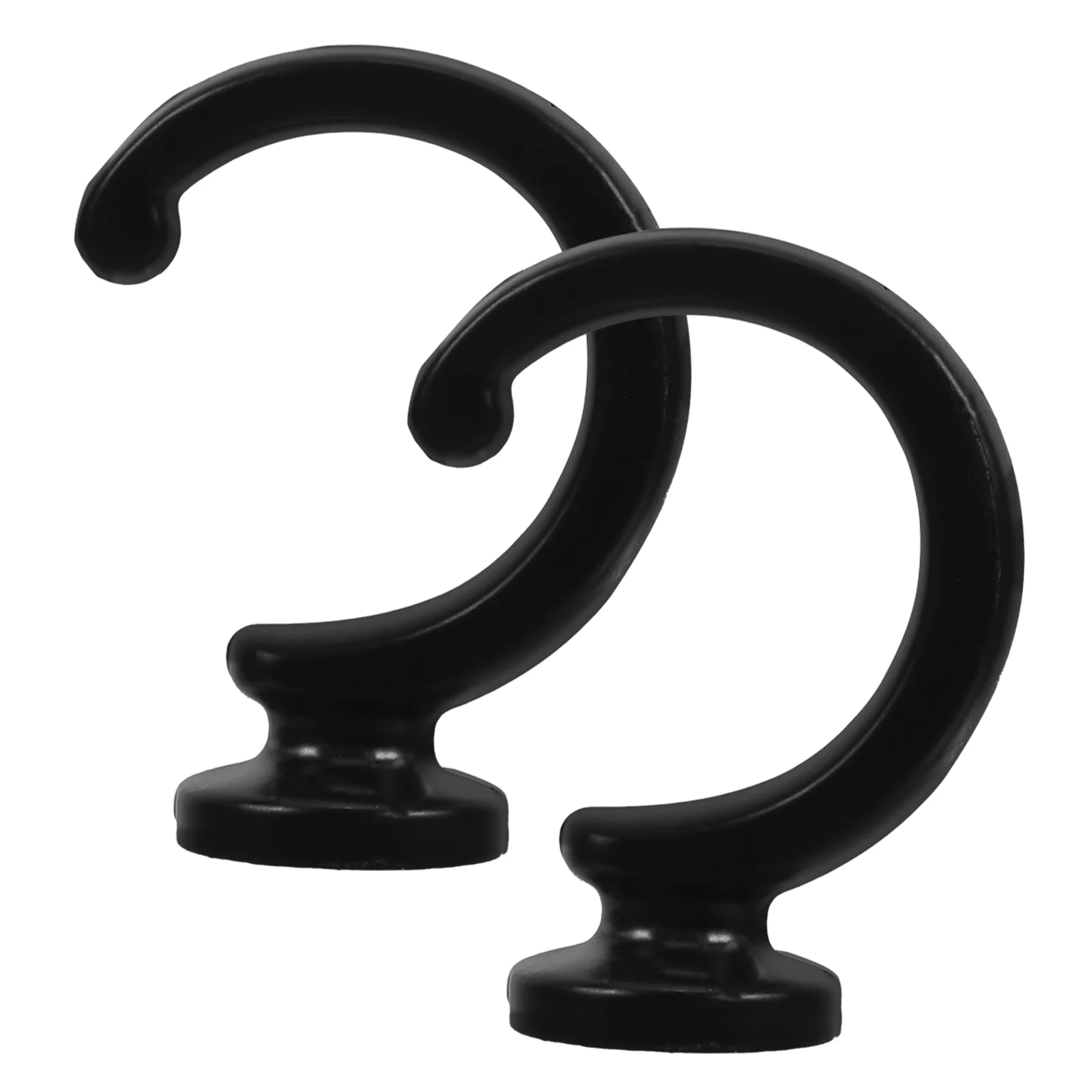 

2pcs Curtain Tieback Wall Hooks Drapery Tieback Hooks Wall Mounted Hooks Curtain Drape Hook