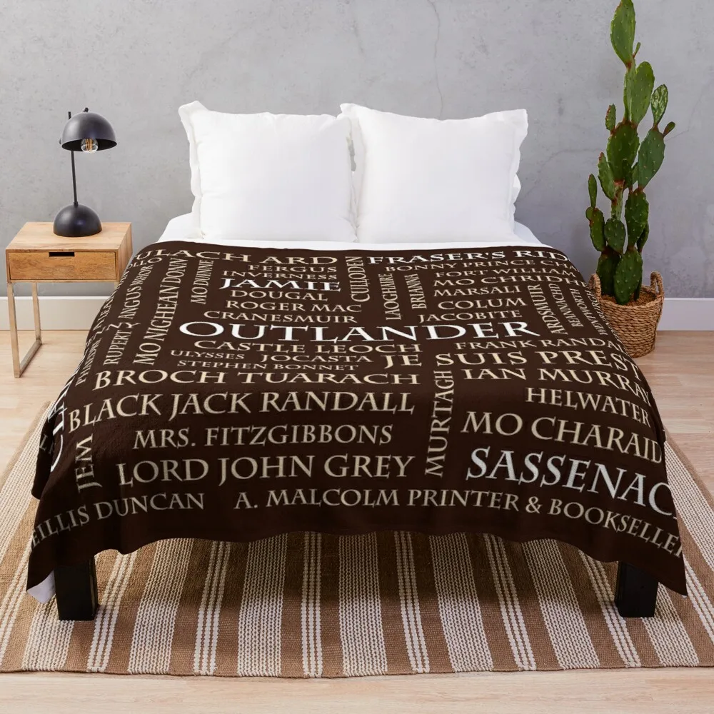 

Бархатное одеяло Outlander Word Cloud
