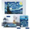 1Set 1000PCS Starry Night Puzzle, Decompression and Educational Learning Toys, Best Gift for Adults Artwork And Family Game 6