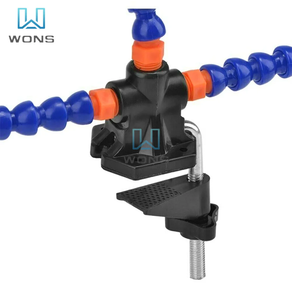 Table Clamp Soldering Station LED Glasses Magnifier Lamp DIY Soldering Third Hand Flexible Arms Welding Stand Repair Holder Tool soldering station soldering tool soldering helping hands welding tool