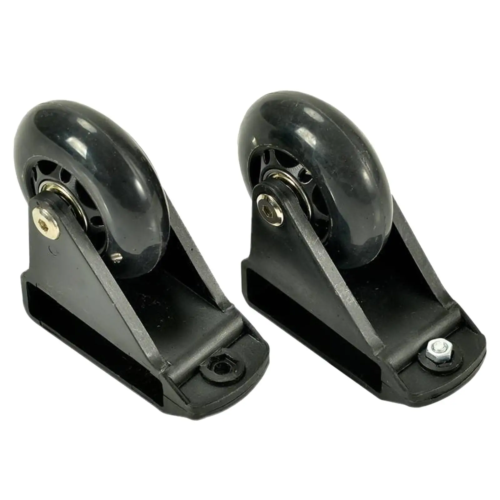 2Pcs Ladder Leveling Casters Ladder Balance Bar Wheels for Equipment Shelves