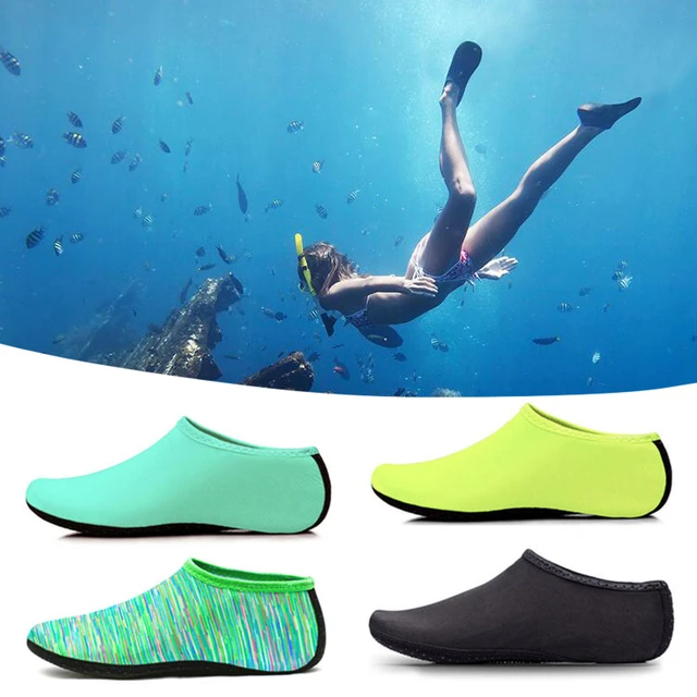 Zapatos De Agua Para Nadar Zapatillas de buceo antideslizantes