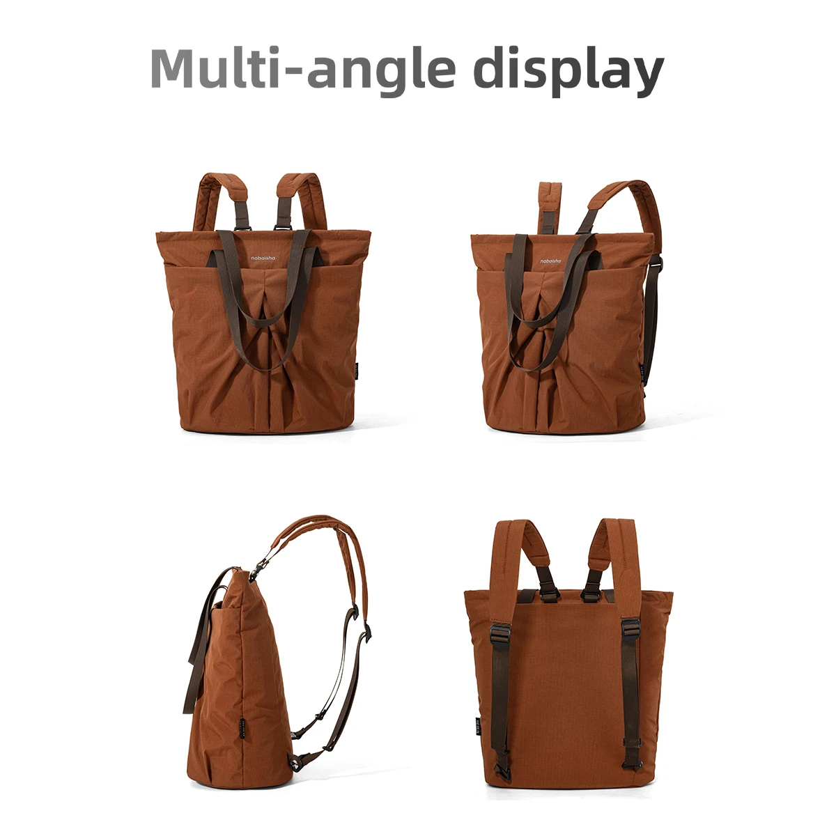 Dual-Purpose Large-Capacity Storage Tote Bag for Men and Women, Sports Cross-Body Handbag, Commuting to Work Backpack, Personalized School Bag for Students