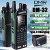 Baofeng DM-32 DMR Walkie Talkie 10W GPS APRS Wireless Frequency Copy Dual Mode Dual Time Slot Type-C Charger Update UV-32 Radios 1