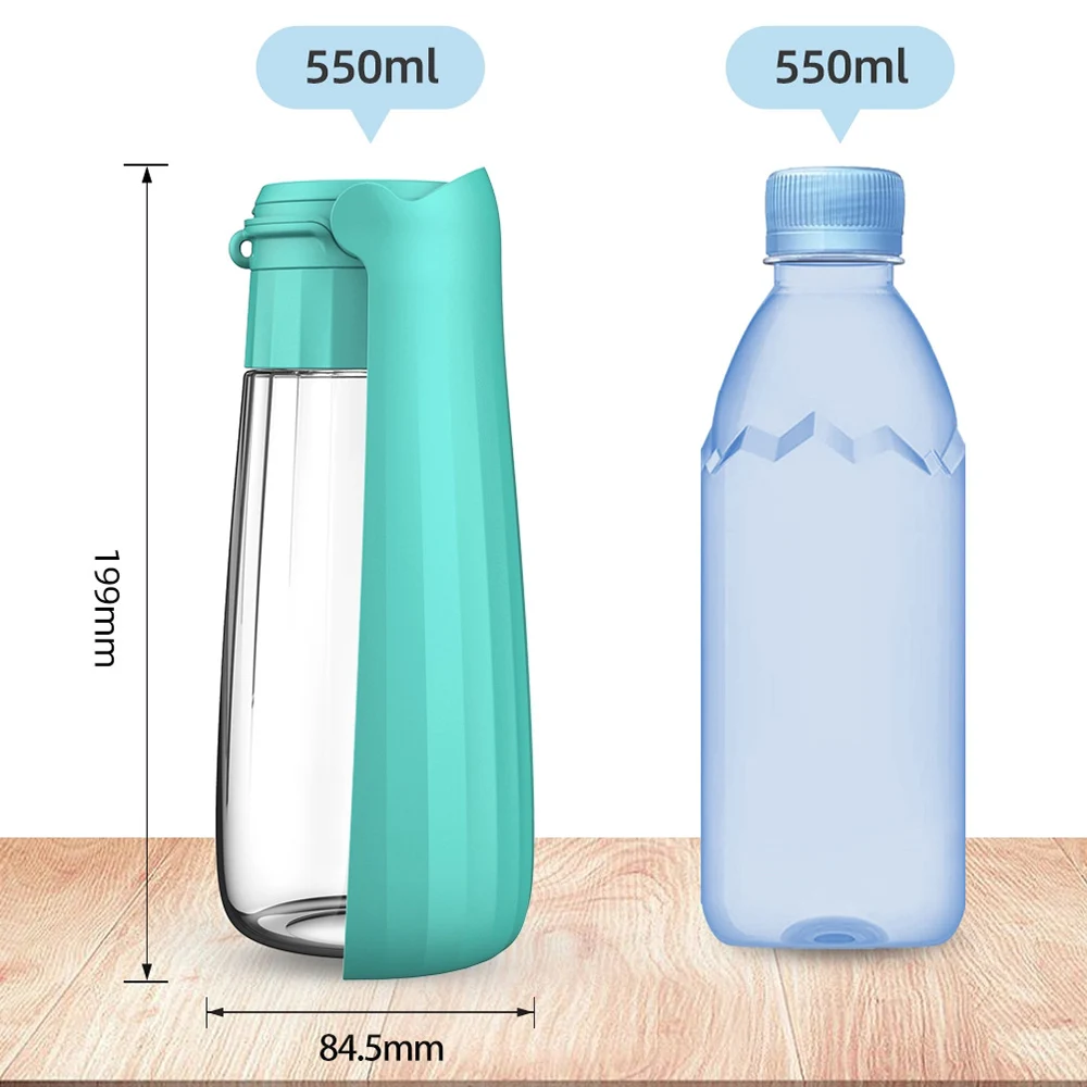 Portable Dog Water Bottle Leak Proof Pet Drinking Bowl For Travel_voghion.com