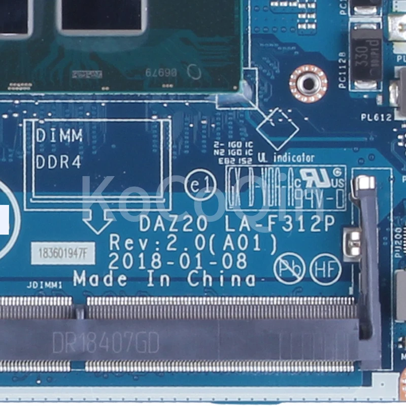 7290, 7390, Notebook Mainboard, LA-F312P, 0T64M2, 0YFP8K,