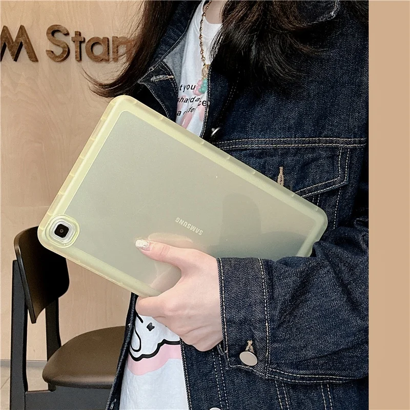 

Bumper Clear Cover For Samsung Galaxy S6 Lite TAB A7 Lite A7 2020 T225 T220 S7 Tab S8 T870 X700 X200 10.5 Transparent Back Case
