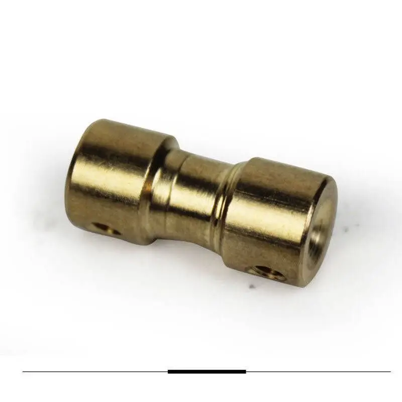 Brass coupling connecting shaft transmission parts motor motor shaft extension connector metal model aviation model car ac