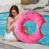 Inflatable Doughnut Swimming Ring,Beach Toys Pool Floats for Kids, Pool Swim Floaties for Adults 1