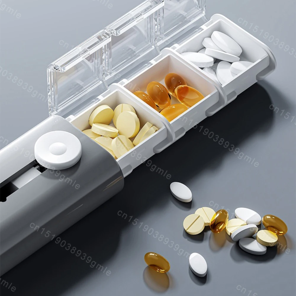 Pill Organizer Portable Pill Case Pill Box Moisture Proof  Travel Pill Organizers Medicine Pill Organizer Secure Pill Box Travel