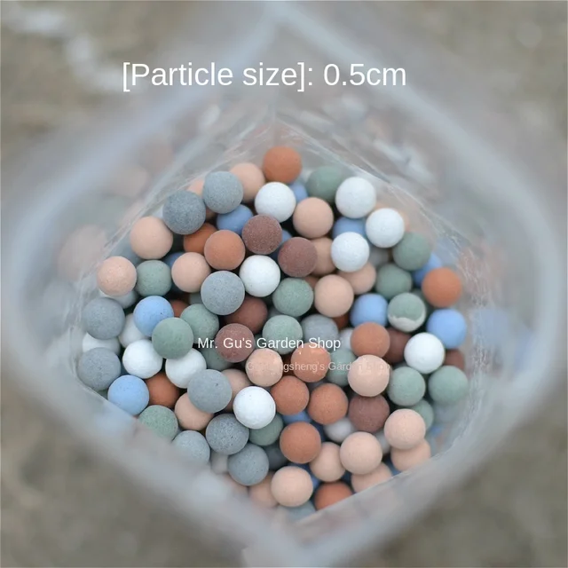 500 G Hidroponikus Növény Dekoratív Színes Ceramsite Kerámia Tabletta Zamatos Növényi Párnák - Image 5