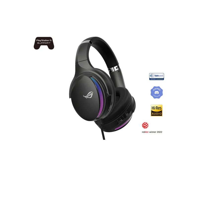 ASUS ROG Fusion II 500 300 RGB Gaming Headset Quad DAC - Deep BASS 
