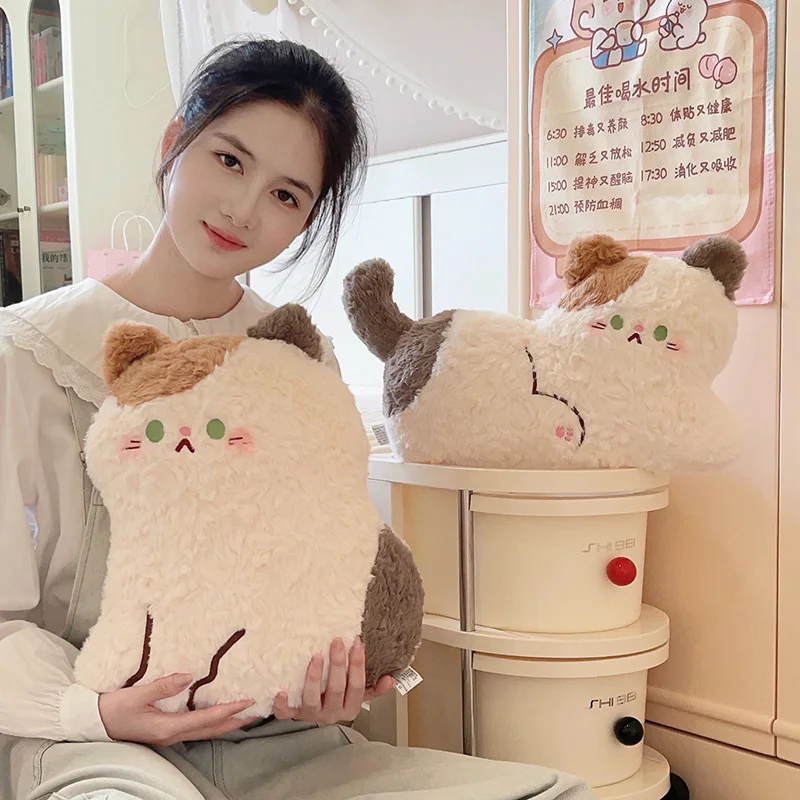 Kawaii Therapy Soft Animal Cat Doll Pillow Collection