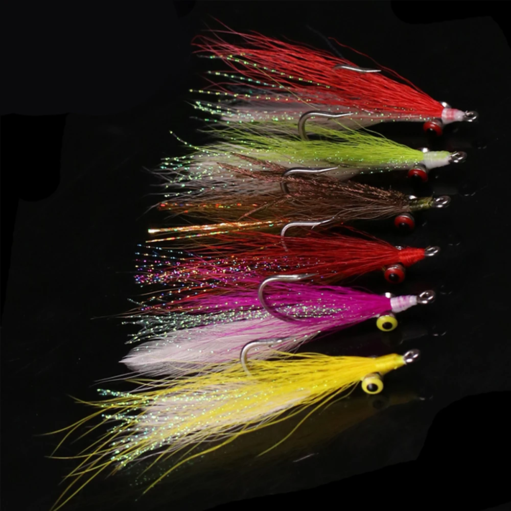 Wifreo Clouser Minnow Baitfish Pike Saltwater Fly Fishing Lure Sea Trout  Bass Steelhead, Atlantic Salmon Saltwater Flies