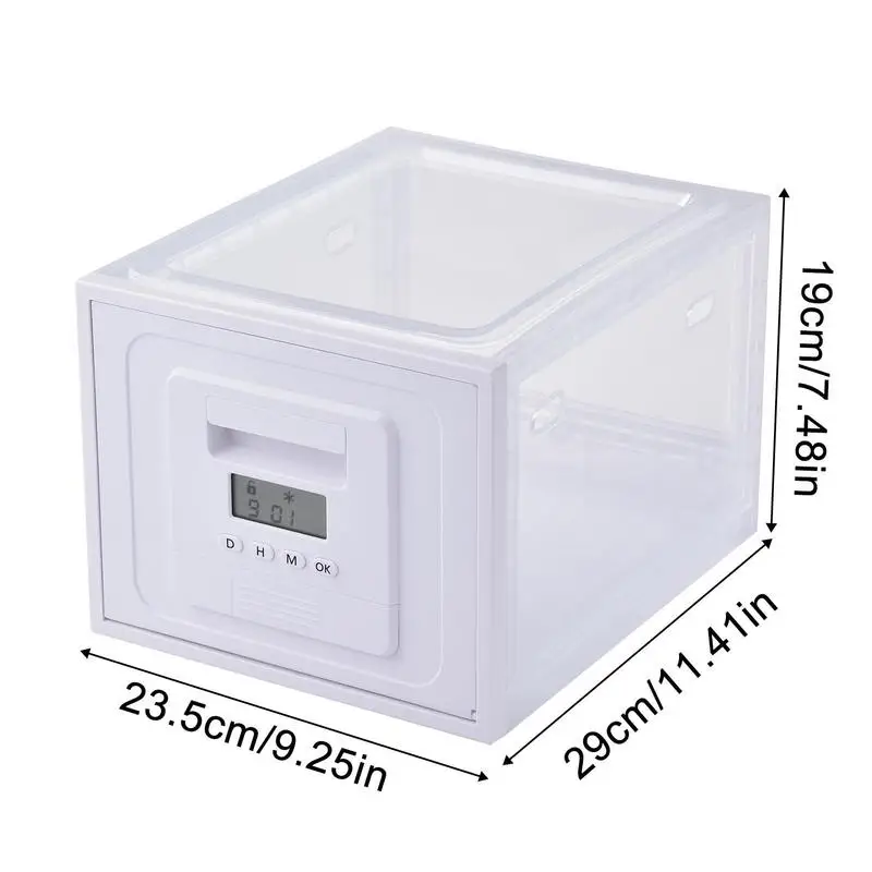 Compact Digital Lock Box for Safe Medication Storage