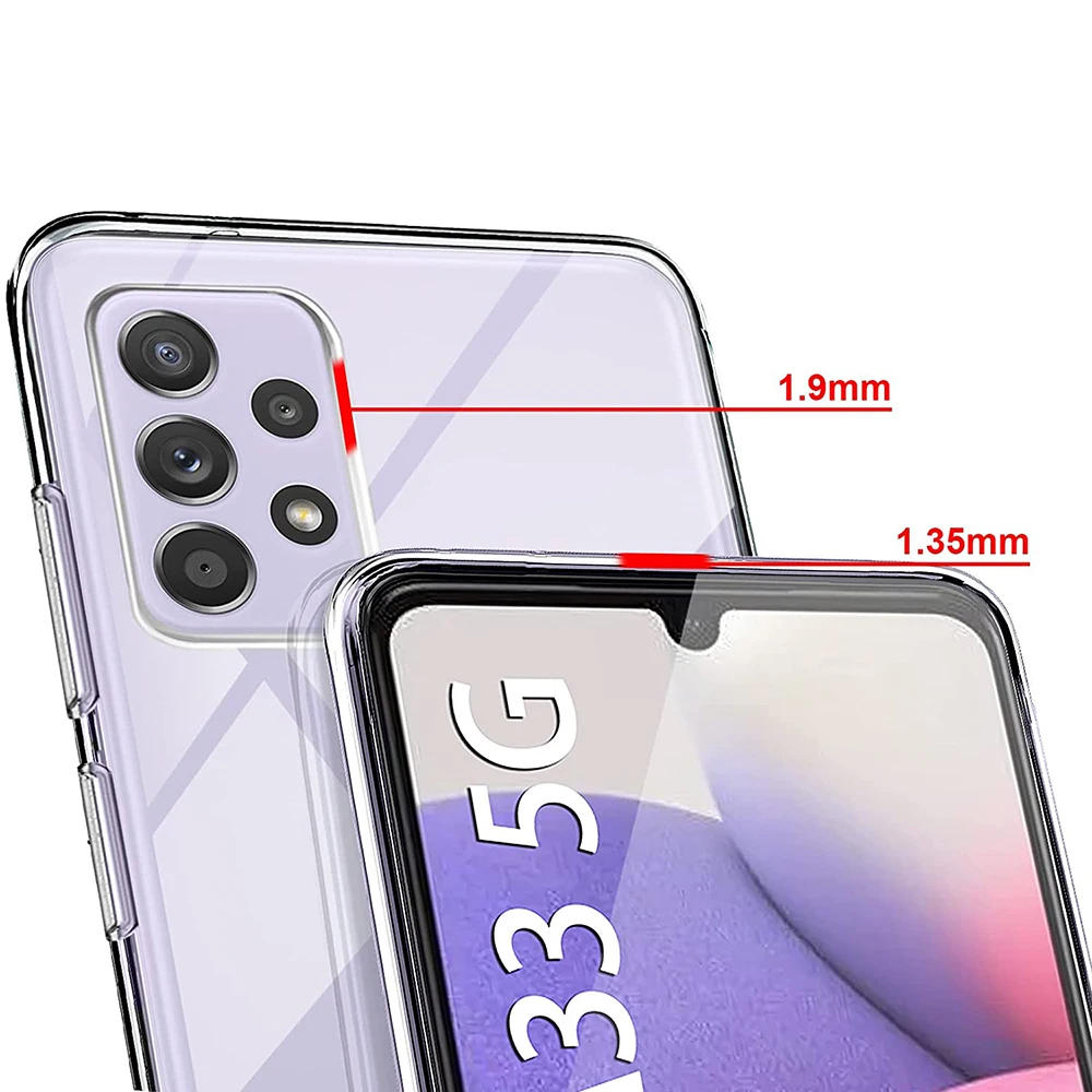 Ultra-Thin Clear Silicone Phone Case - Transparent Cover