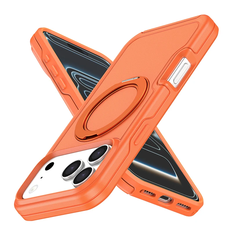 Candy Color Defender 360° Rotatable Magnetic Stand Case - Hybrid Rugged Protective Cover