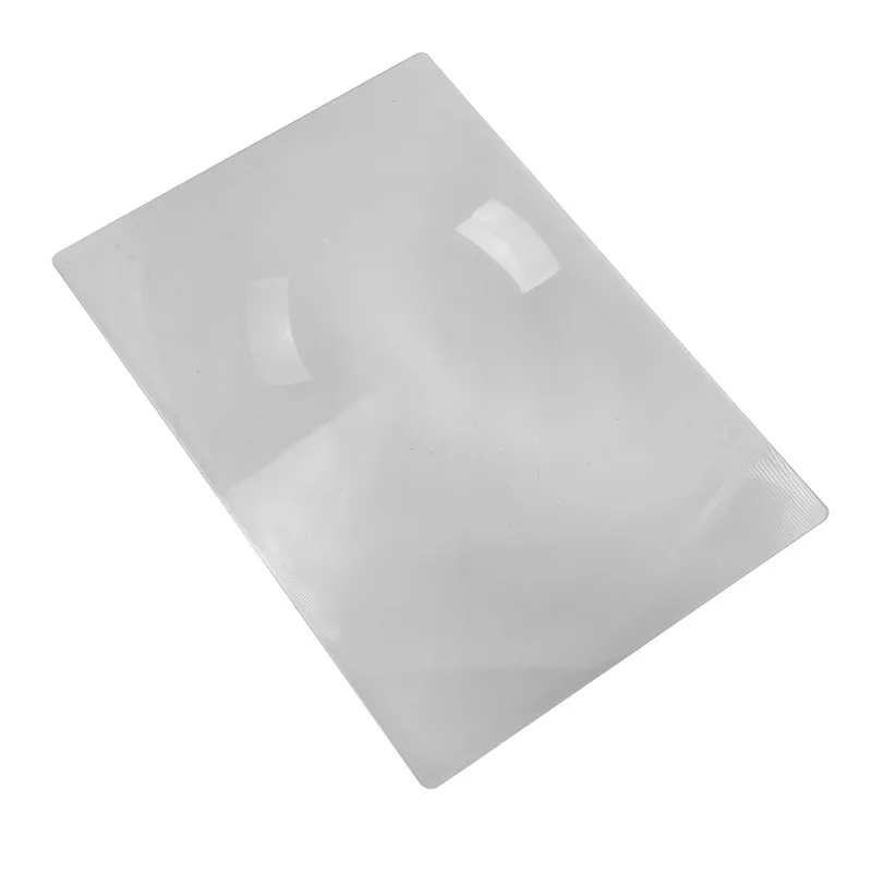 Square Fresnel Optical Lens 260Mmx180Mm A4 Ultra-Thin Full Page Reading Phone Magnifying Glass Lens magnifying glass reading magnifier