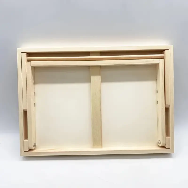 Foldable Wooden Art Stand - Portable Easel with Tilted Writing Board for Drawing and Painting