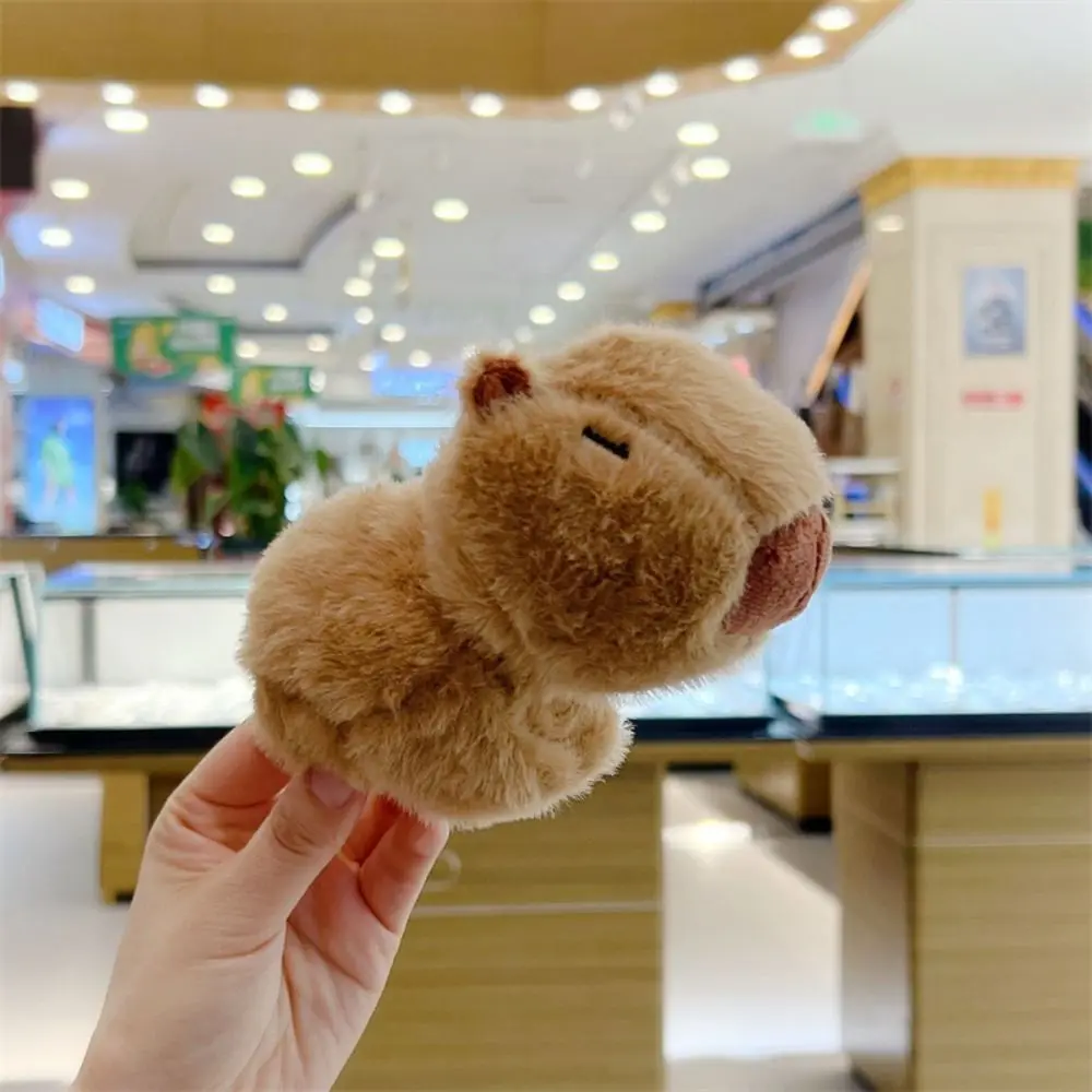 카피바라 박수 서클 장난감, 카피바라 봉제 장난감, 스냅 랩 손목 밴드 팔찌, 카피바라 봉제 핸드 링