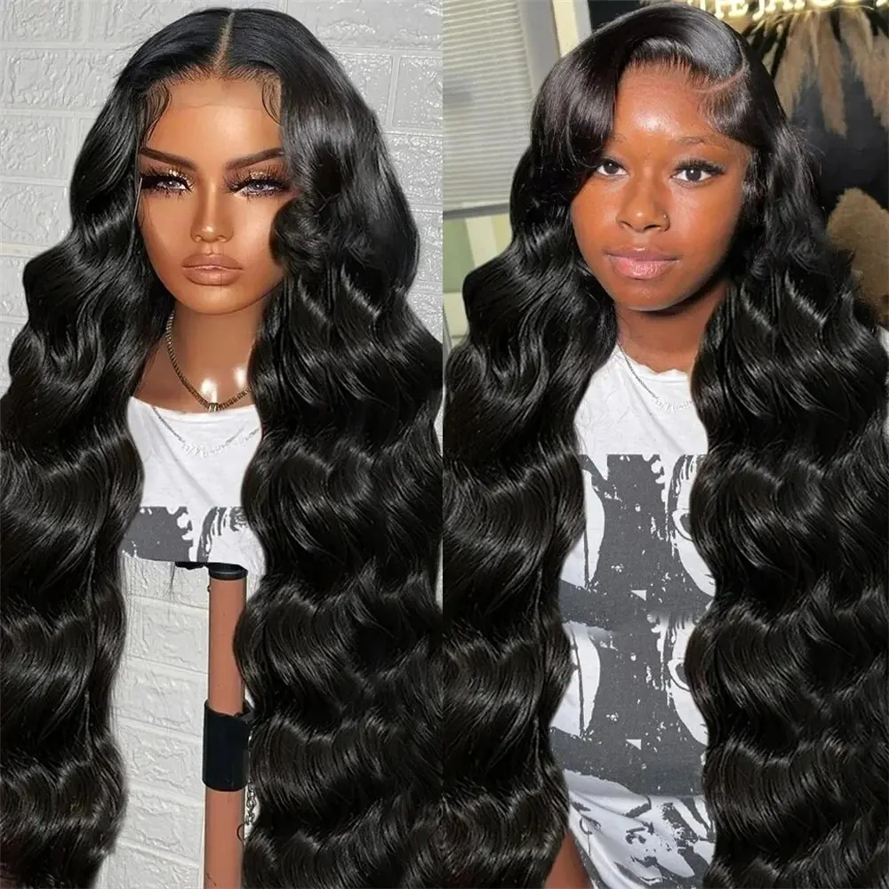 

30 34 Inch HD 220 Density Body Wave Glueless 5x5 Lace Front Human Hair Wig 13x4 Lace Frontal Wig Brazilian For Black Women