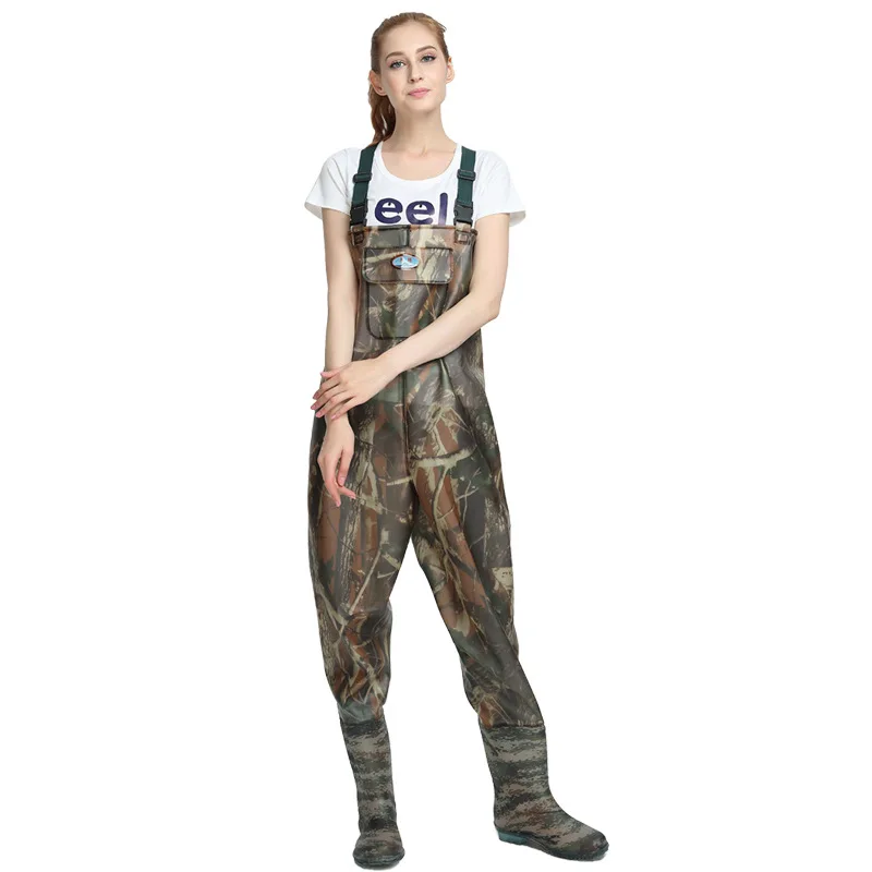 

Camouflage Fishing Waders,River Lake Lure Wading Pants, Travel Sea Clothing, Outdoors Waterproof Overalls, Breathable Comfort