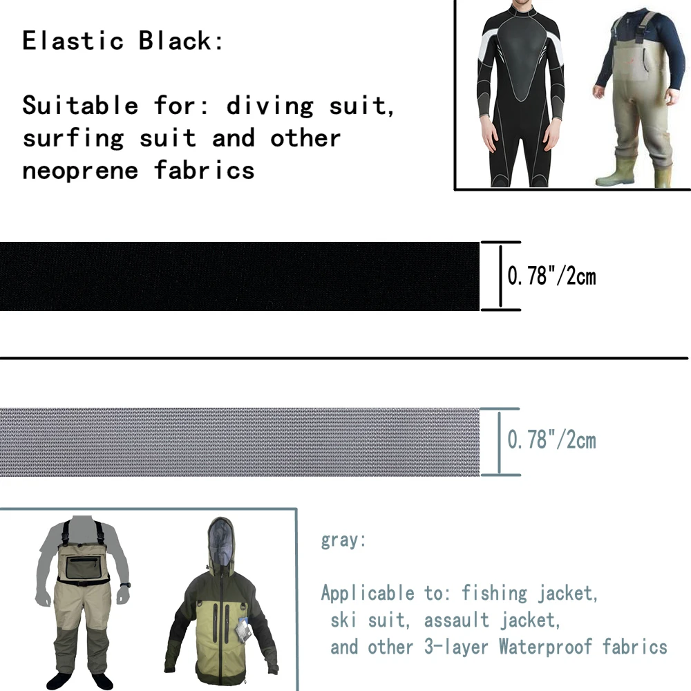 Seam Sealing Tape Iron On Hot Melt 3-Layer Waterproof Wetsuit Repair Patch for Outdoor Clothing Wader Rain Jacket Pants