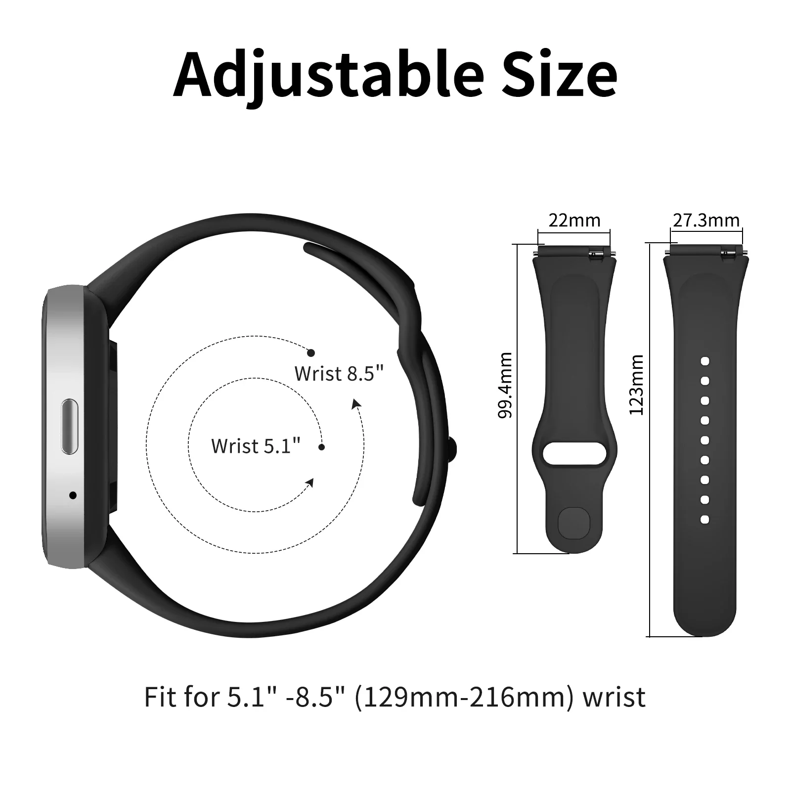 Redmi Watch 3 용 실리콘 스포츠 스트랩 Redmi Watch 3 액티브 팔찌 Correa 용 액티브 밴드 스마트 시계 교체 용 손목 밴드