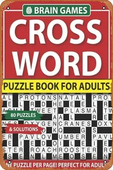 Adult Crossword Puzzle Book 1