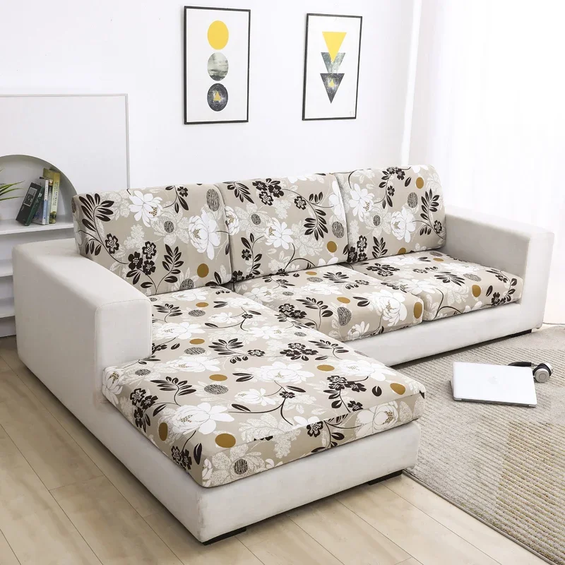 thumbnail image 1 of Funda Elástica para Cojín de Asiento de Sofá para Sala de Estar Mascotas Funda de Sofá para Niños Alfombrilla Funda de Asiento de Sillón Esquina Funda de Sofá en forma de L Protector de Muebles Lavabl, 1 of 5