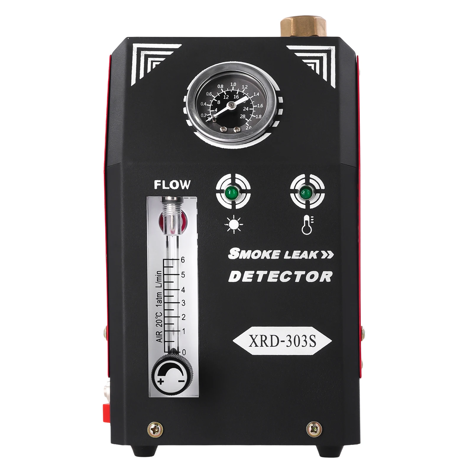 Podofo Automotive EVAP Rauchlecksucher mit Eingebauter Luftpumpe, Druckmesser, Durchflussmesser, Dual-Modus-Tester – Detail 9