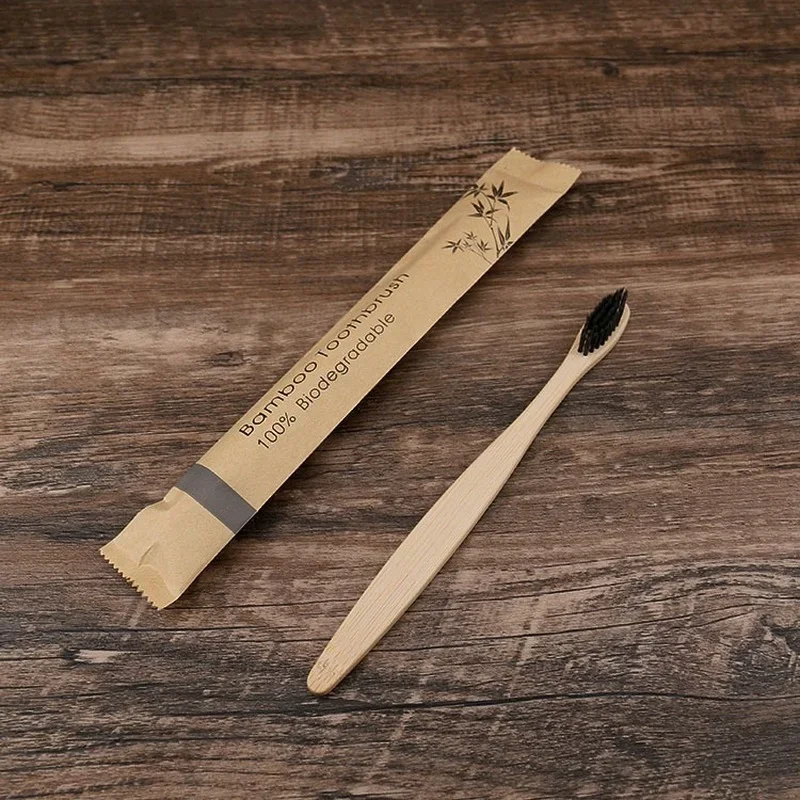 Eco-Friendly Reusable Bamboo Toothbrush Set - Soft Bristles