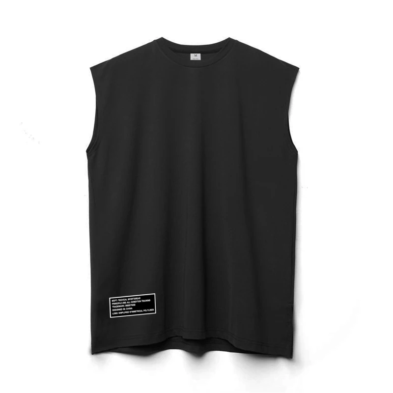 

2022 Bodybuilding Fitness Tank Top Men Sleeveless Tops Breathable Casual Singlets Brand Tracksuits Men Vest