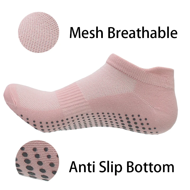 5 Pairs Women’s Cotton Yoga Socks 3