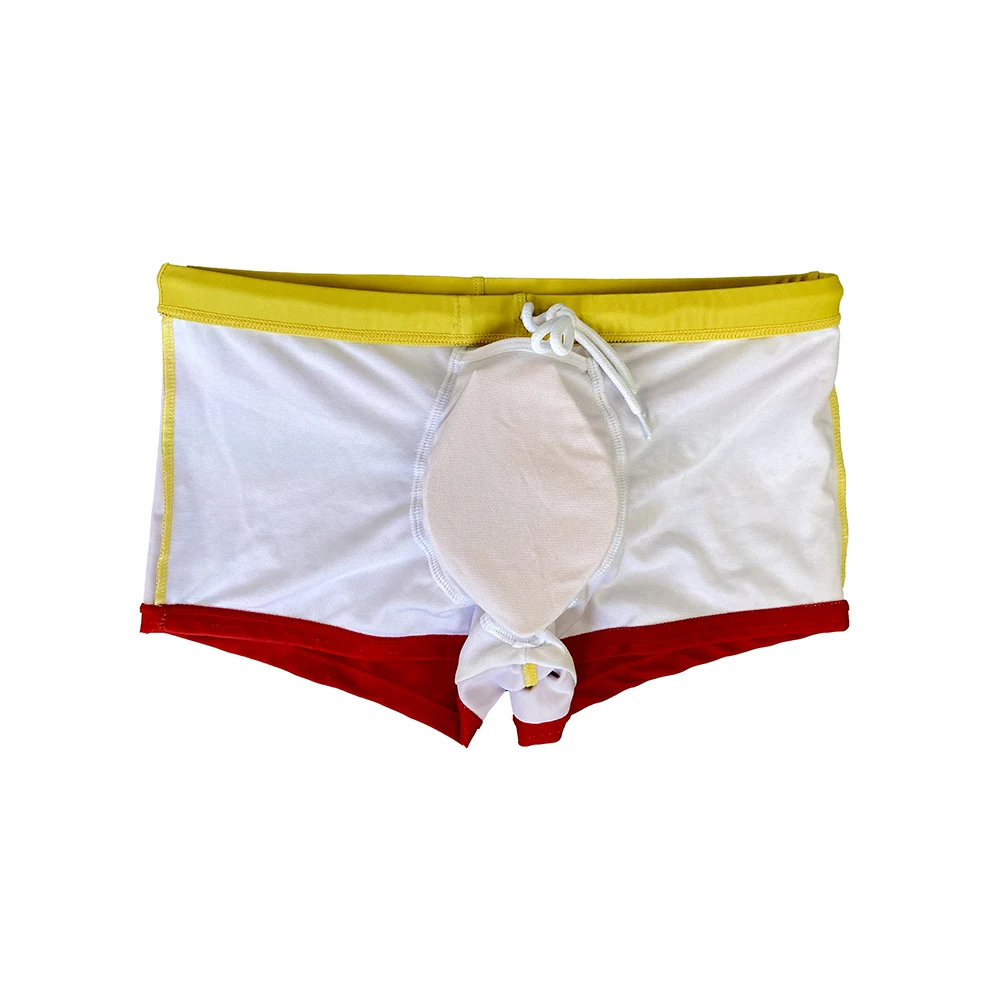 Mens Pad Enhance Swim Briefs Beach Board Surfing Swimwear Summer Male Sport Bathing Suit