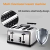 PBOBP 2 Slices Bread Toaster For Sandwiches Waffles Extra Wide Slot Toasters Electric Kitchen Double Oven 120V Mini Toaster 1