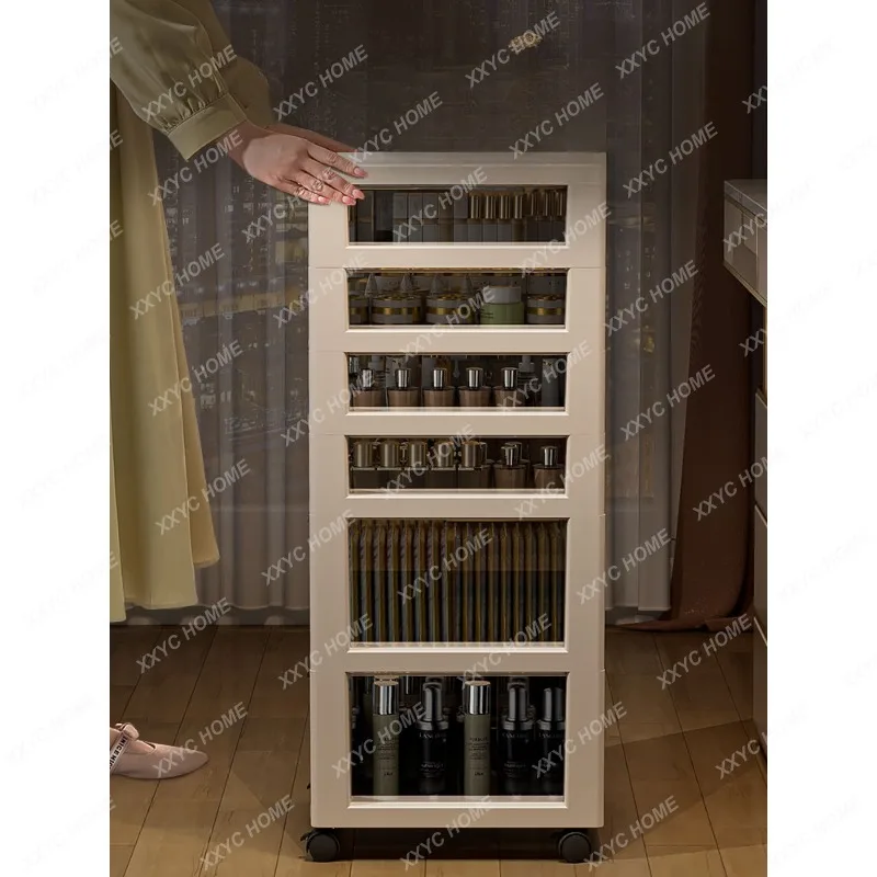 

Drawer-Type Multi-Layer Floor Mobile Skin Care Mask Locker