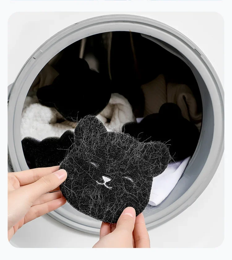 Pet Hair Remover 2 In 1 Pet Hair Remover Bear Shape Laundry Ball Washing Machine Lint Catcher Reusable Clothes Sofa Cat Dog Hair Cleaning Sponge