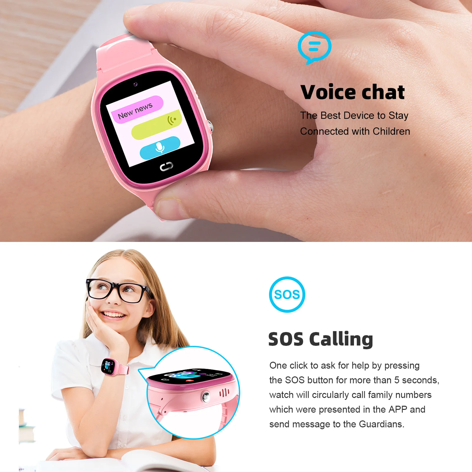 TD-45 2G Ʈ ġ  Smartwatch SOS ȭ  ä IP67  Nano SIM ī  LBS ġ Smartwatch