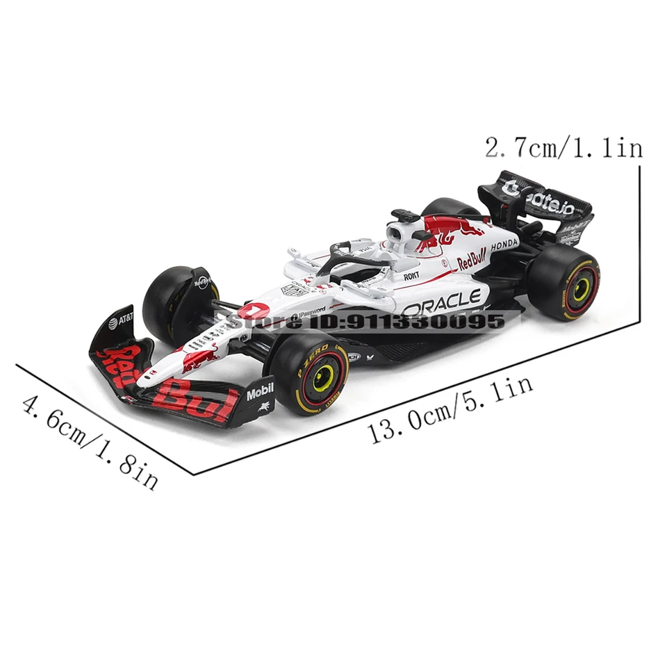 Bburago 1:43 F1 Red Bull RB21 2025 White Japan Station #1