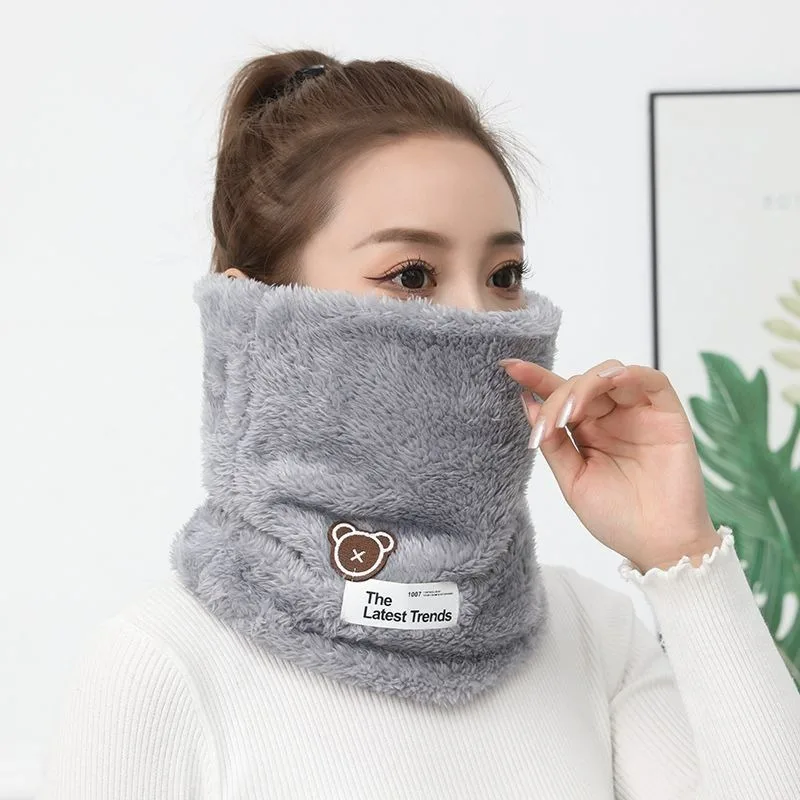 Sports Scarf Knitted Neck Warmer Fashion Soft Women Men Face Cover Winter Skating Running Hiking Thick Cold-proof Collar