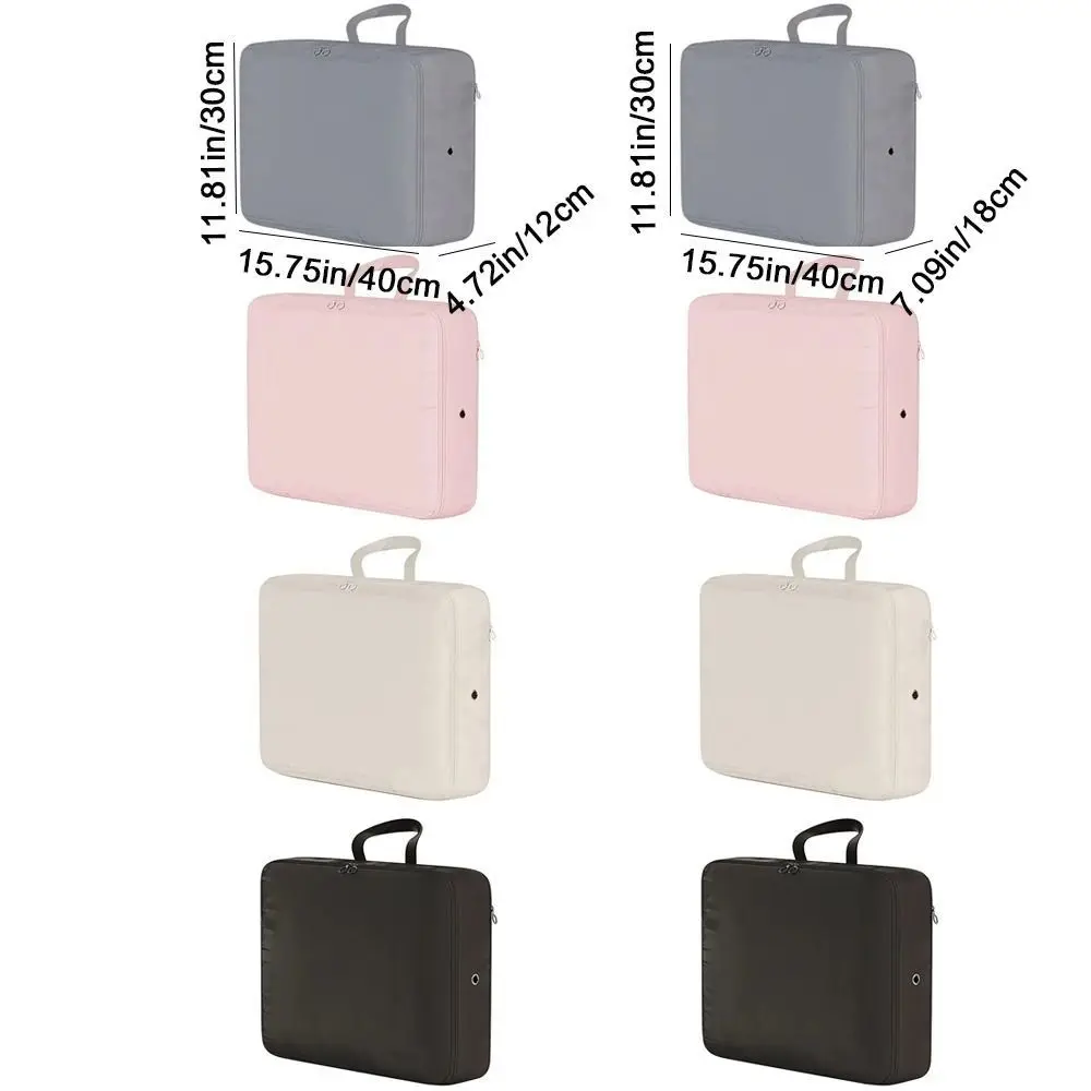 Compression Packing Cube Wardrobe Drawer Puffer Jacket Storage Foldable Luggage Suitcase Organizer Compressed Travel Clothes Bag 6