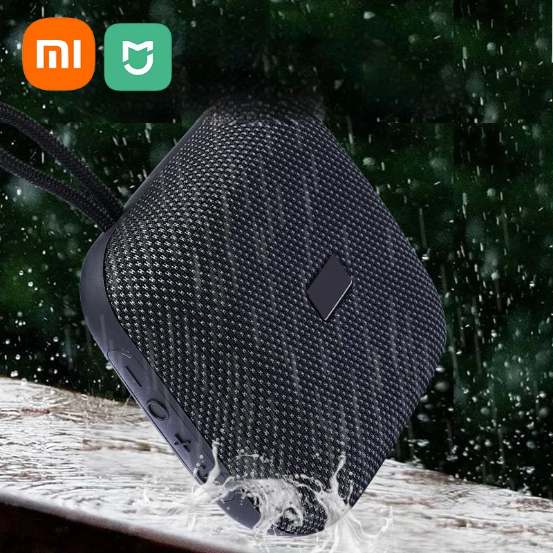 

Xiaomi Mijia New Bluetooth Speaker Outdoor Portable Waterproof Subwoofer Loud Volume Plug Card Mini Audio Wireless Sound Box