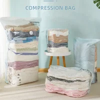 No Need Pump Vacuum Bags Cube Large Capacity Space Saver Storage Bag for Storing Clothes Blanket Quilt Compression Organizer Bag 2