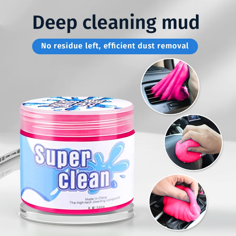 Car Cleaning Soft Gel Slime Magic Cleaner For Cleaning Auto Vent Car Wash Interior Dust Remover Glue Computer Home Clean Tool cleaning gel car cleaning gel car detailing cleaner car cleaning tool